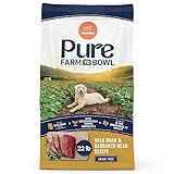Canidae Pure Farm to Bowl Wild Boar & Garbanzo Bean, Grain-Free Dry Dog Food, Adult, 22lb