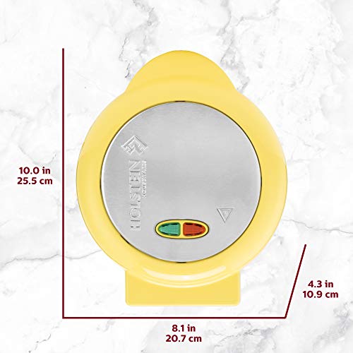 Holstein Housewares - Non-Stick Omelet & Frittata Maker, Yellow - Makes 2 Individual Portions Quick & Easy #TOP2