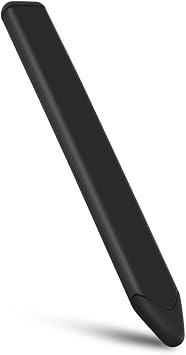Stylus Pen for Touch Screens, Active Capacitive Stylus with Rubber Tip Compatible Tablets Smartphones, Slim Lightweight Design for Writing Drawing Note Taking Black