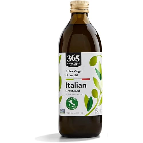 365 by Whole Foods Market, Unfiltered Extra Virgin Italian Olive Oil, 33.8 Fl Oz