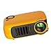 perfk Mini Projecteur Portable Vidéoprojecteur Retroprojecteur,Multimédia Home Cinéma Full HD Pordinateur