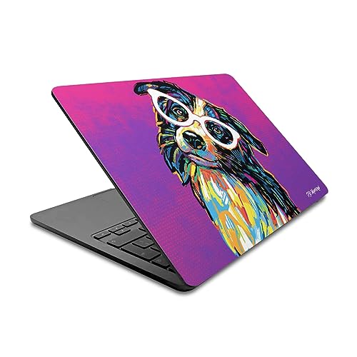 Autocollant MacBook Air 13.6 A2681 Border Collie pour personnaliser votre ordinateur au café