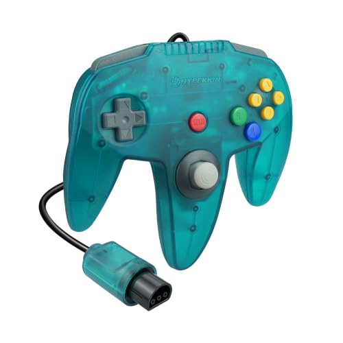 Hyperkin "Captain" Premium Controller for N64 (Turquoise) - Nintendo 64
