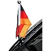 Americas & Americas Chrome Z-Mount Diplomat Car Flag Pole