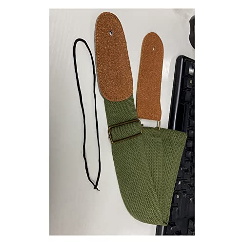 FASE Sangle de Guitare RéGlable Sangle de Guitare en Pur Coton Sangle de Guitare éLectrique Sangle Universelle pour Guitare Acoustique (Vert) - Les Beatles, Paul McCartney, John Lennon, RIngo Starr, George Harrison FASE Sangle de Guitare RéGlable Sangle de Guitare en Pur Coton Sangle de Guitare éLectrique Sangle Universelle pour Guitare Acoustique (Vert) – Image 4