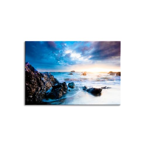 絵画 現代モダン 装飾画 木枠付きの完成品 海の写真 海の景色 ポスター キャンバス きれい 海辺 風景写真 海 印刷 静物の風景 壁掛け インテリアアート 部屋飾り 新築飾り?