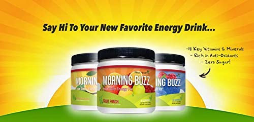 image for Mountain Health Morning Buzz Sports Energy Drink by New Health, Pre Wo