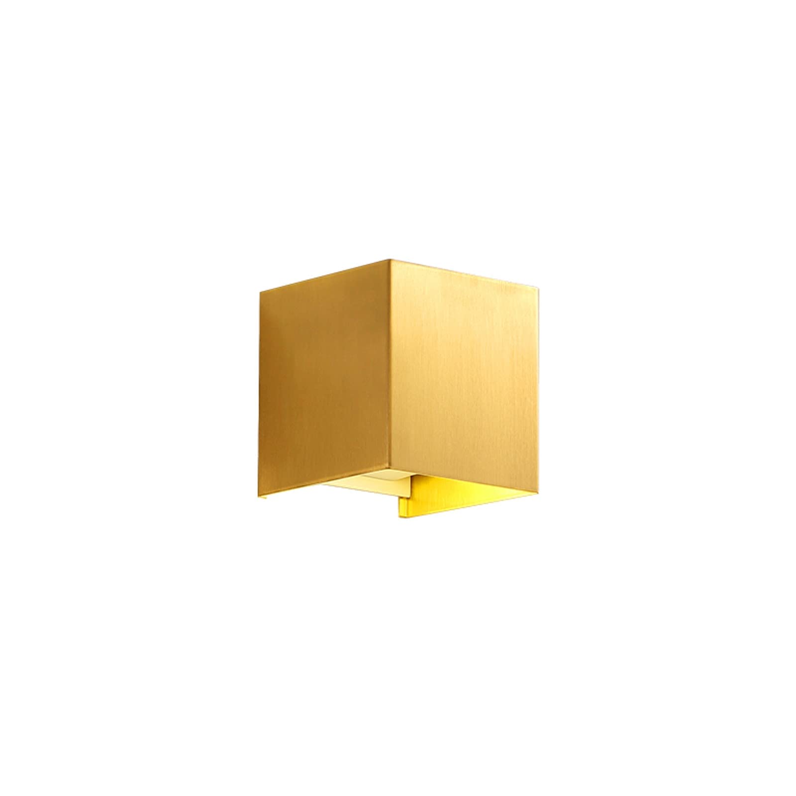 HXYSXHJUO Indoor Wall Lamp Square Modern Glass Lampshade Light Fixture Decorative Background Lighting Creative Sconce For Home Porch