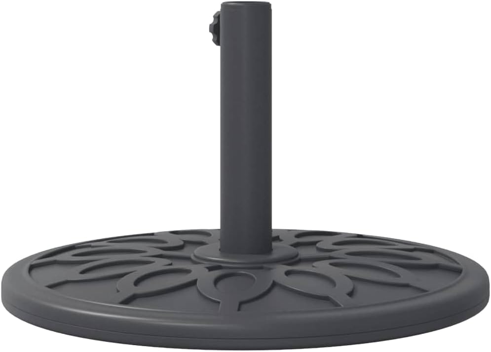 vidaXL Parasol Base for Ø1.5/1.9" Poles, Garden Umbrella Holder, Parasol Stand for Outdoor Patio Lawn Deck Balcony, 26.5 lb Round