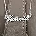 RONKAHSHOW Luke Custom Pendant Name Necklace Customized Personalized with Heart Necklace Best Gift for Women New Year Birthday Mother’s day Christmas wedding Party S