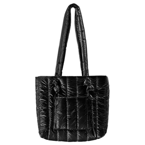 Sac à bandoulière en coton léger style coréen - Grand sac à main cabas fourre-tout