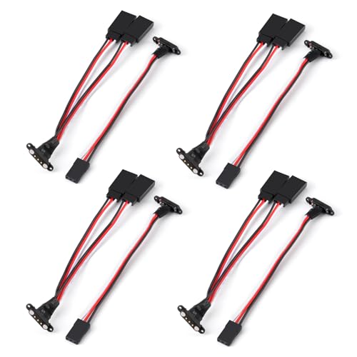 Rallonges magnétiques JR en Y lot de 4 pour simplifier le montage de votre drone RC