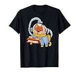 Perro astronauta para amantes de los libros científicos.