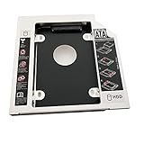 DY-tech 2nd HD SSD Hard Drive Optical Bay Caddy Frame Tray for Dell XPS 15 L501X L502X 17 L701X L702X 12.7mm SATA to SATA