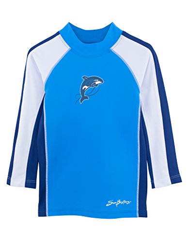 Boys Long Sleeve Rash Guard 12 mos - 12 yrs, UPF 50+ Sun Protection