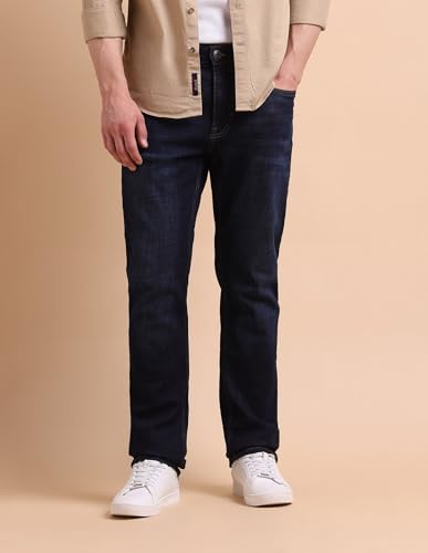 Image of U.S. Polo ASSN. Denim Jeans for Men - Slim Straight Fit, Mens Jeans for Office & Regular Wear
