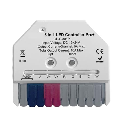 3 �R���g���[���[�P�F RGB CW �f���A���F���x LED �����v�A�J���t���� AC �T�C���X�^�ʑ��J�b�g�����I��/�I�t(1P mini)