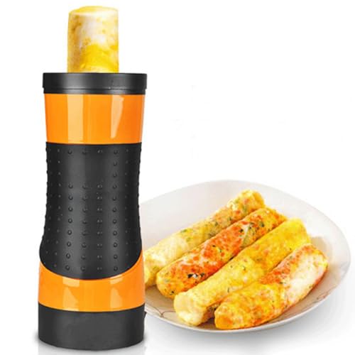 Egg Hot Dog Maker, Electric Egg Roll Maker, Egg Rolls in 8 Minutes, Vertical Omelet Maker, Nonstick Automatic Eggs Sausage Roll Boiler Omelet Cooker Machine Breakfast Sandwich for Home Breakfast