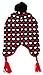 Disney Girls Minnie Mouse Winter Hat and Mitten or Glove Set (Toddler/Little Girls), Size Age 4-7, Minnie Black Red Bow Gloves