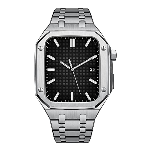 Bracelet Apple Watch 45 mm en métal pour un style élégant au bureau