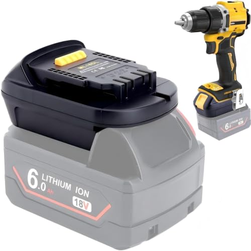 Biswaye ML18DL Battery Adapter Converter Compatible with De-Walt 20V Tools
