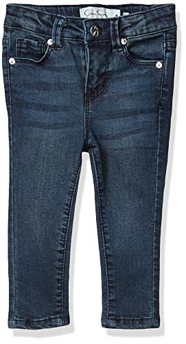 Jessica Simpson Baby Girls Jean, Super Skinny Dark Wash, 12M