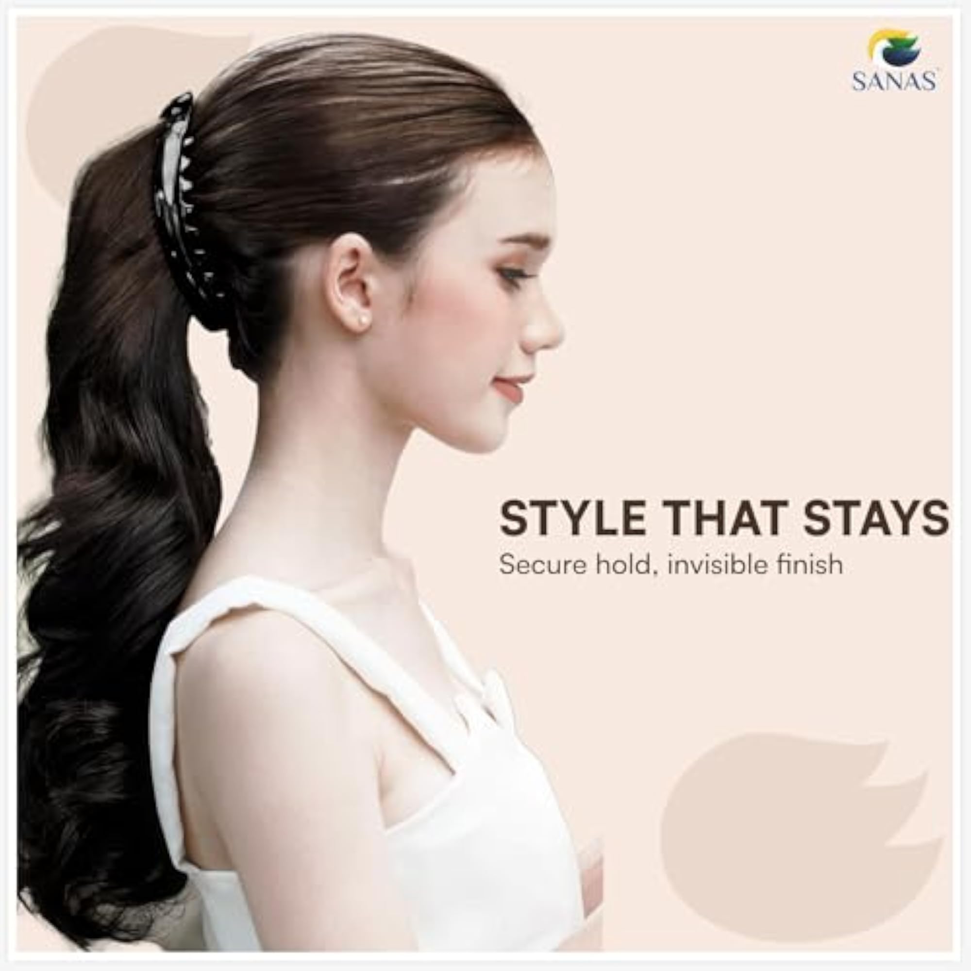 2 Pcs Fishtail Hair Clips for Women, Fancy Design