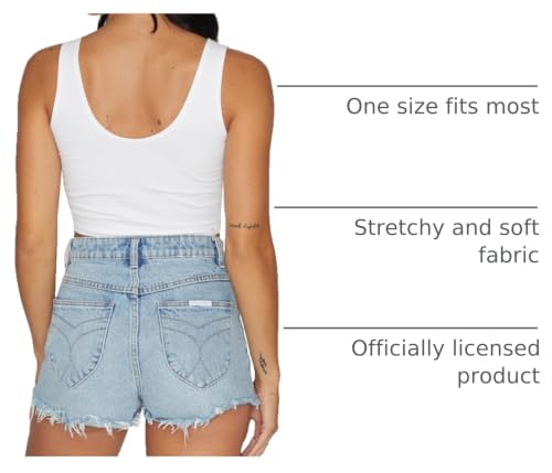 Image of Lojobands Women's College Gameday Outfit Tank Top Tailgate Crop Top One Size Fits Most