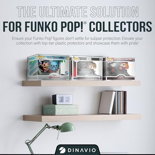 Dinavio Crafthouse DC5703 Premium 0.7Mm Heavy Duty Pop Protectors Compatible With Towns/Moments/Rides - Ultra Thick 0.7Mm Funko Pop Protector thumb #4