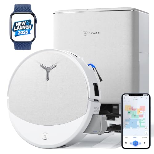 Image of ECOVACS Deebot T90 Pro Omni 2-in-1 Robot Vacuum Cleaner & Mop, 2026 New Launch, 30000 Pa Blast Suction, Self-Empty & Self-Wash Omni Station, Extra-Long Roller, AI Re-Mop 2.0, PowerBoost Technology