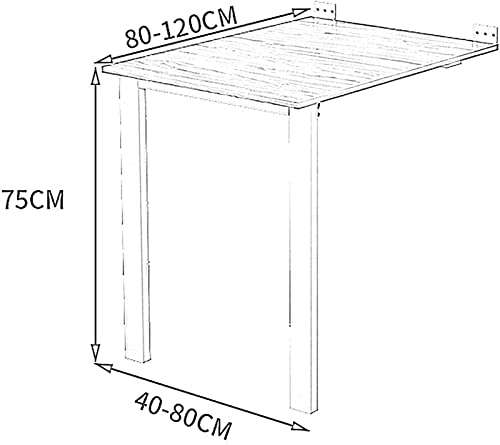 Table murale pliante compacte pour briser le manque de place dans votre studio - 3