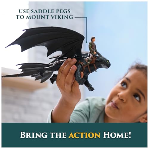 DreamWorks Dragons, How to Train Your Dragon, Toothless & Hiccup, Viking Duo Action Figures, Kids Toys for Boys Ages 4 and up by Dreamworks Dragons - Image 6
