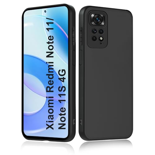 Simply Speakers Handyhülle für Xiaomi Redmi Note 11/Note 11S 4G Hülle Antikratzer Anti-Schock Anti-Rutsch Schutzhülle Unterstützt kabelloses LadenAnti-Fingerabdruck Fallschutz hülle