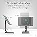 Plugable Magnetic iPad Stand for iPad Pro 12.9 (2022) – Strong Magnetic Mount, 360° Rotation, Foldable & Portable Tablet Holder (AMS-STAND13)