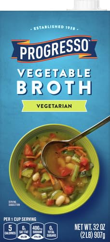 Progresso Vegetable Broth, Vegetarian, Gluten Free, 32 oz