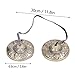 Jeanoko 1 Set of Tibetan Bells, Clearing Negative Energy, Double Chime Small Tibetan Tingsha Meditation Bell Meditation Chime Bells,Percussion Instrument for Sound Bath