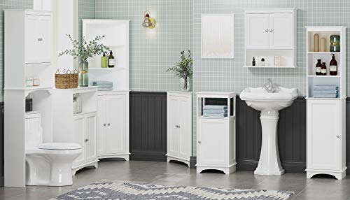 image for Spirich Home Bathroom Shelf Over-The-Toilet, Bathroom SpaceSaver, Bath
