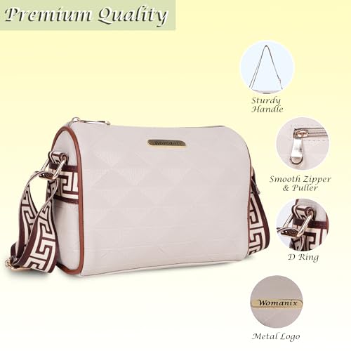 Image of Womanix Crossbody Sling Bag for daily use, shoulder sling Bag with Ajustable Strap, Small Trendy Sling Crossbody Bag, party sling, casual, travell