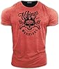 bebak Mens Gym T Shirt | Viking Warrior | Gym Clothes for Men | Arnold Bodybuilding T Shirt | Ideal for MMA Strongman Crossfit (UK, Alpha, XXL, Regular, Regular, Heather Steel Grey) #5