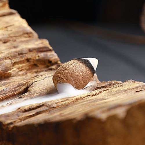 Incense Cones, Mixed Flavor Reflux Aromatherapy, Sandalwood Aloes Floral Lavender Tower Cone Incense, Natural Backflow Incense(30Pcs) #TOP2