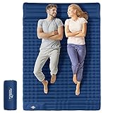 *USO ALTERNATIVO Esta colchoneta de camping se pliega a un tamaño compacto de 34*17*17 cm para caber en una mochila o maleta. Indispensable para senderismo, camping, viajes por carretera, caza, playa, etc. ¡Incluso se puede usar como colchón flotante para divertirse en verano!