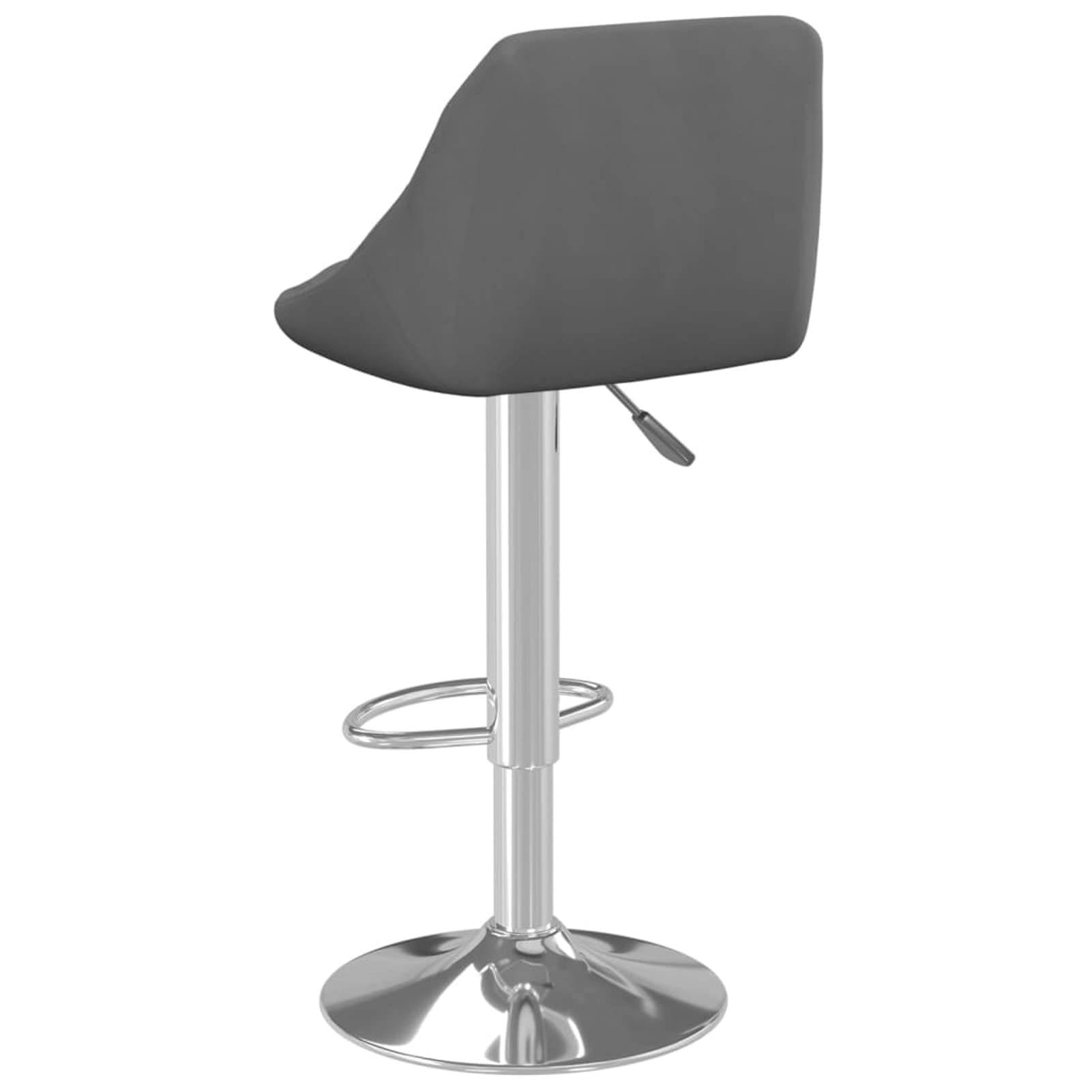 Homgoday Taburetes de bar, 2 unidades, color gris oscuro, de terciopelo, silla de oficina, silla de oficina, silla de escritorio, para salón o dormitorio