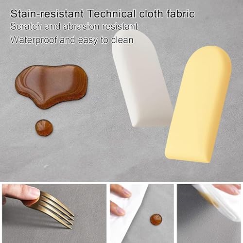 3D Wall Stickers for Kids - 2 Pcs Self-Adhesive Upholstered Padding Panels, Anti-Collision Home Decor for Bedroom & Playroom (Grey) - Safety & Style