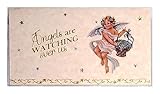 2 Year Checkbook Size 3'x 6' Calendar Planner Datebook, Inspirational (Angels Watching, 2025-2026)