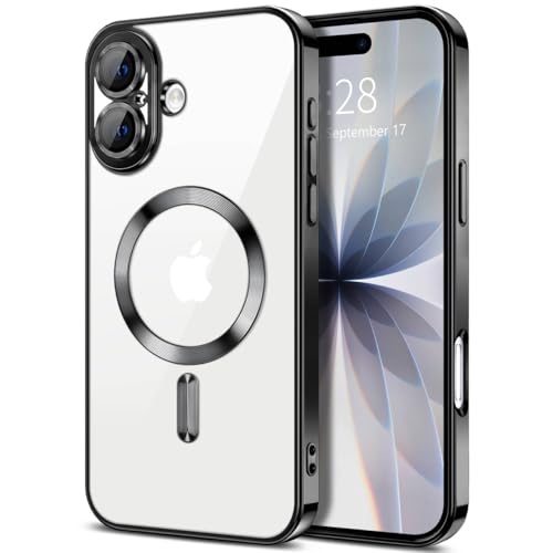 Hython CNA iPhone 17p P[X JYveN^[t [MagSafeΉ] OWA[bLGbW X \tg TPU Jo[ یP[X iPhone 17 6.3C`pAubN