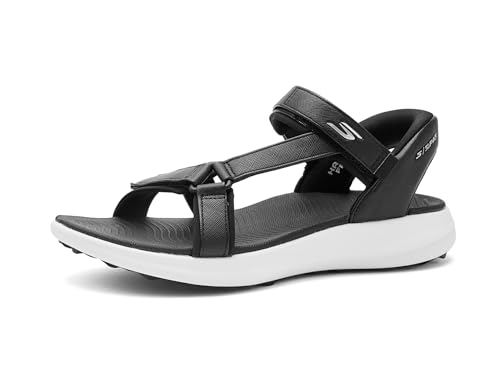 Skechers Go Golf Slip-in Sandalo per Scarpe da Donna, Nero/Bianco, Taglia 37