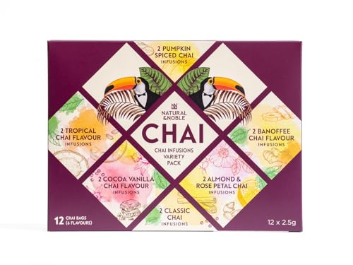 Natural & Noble Chai Infusion Bags Variety Gift Pack