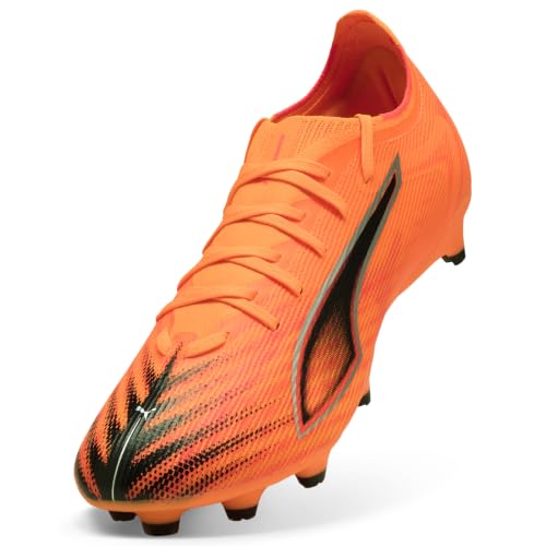 Puma Unisex Ultra 6 Match Fg/Ag Fußballschuh, Heat Fire Puma schwarz Leuchtend rot, 40 EU – Ansicht 6