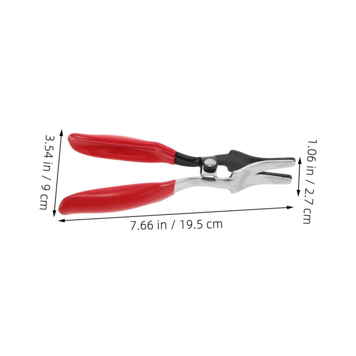 GRIRIW Rapid Oil Pipe Disconnect Pliers Automotive Hose Clamp Remover Set of 2 Chrome Steel for Auto Mechanic