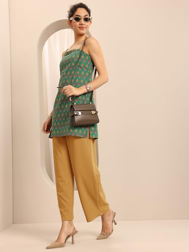 Image of Libas Printed Cotton Straight Kurti Suit